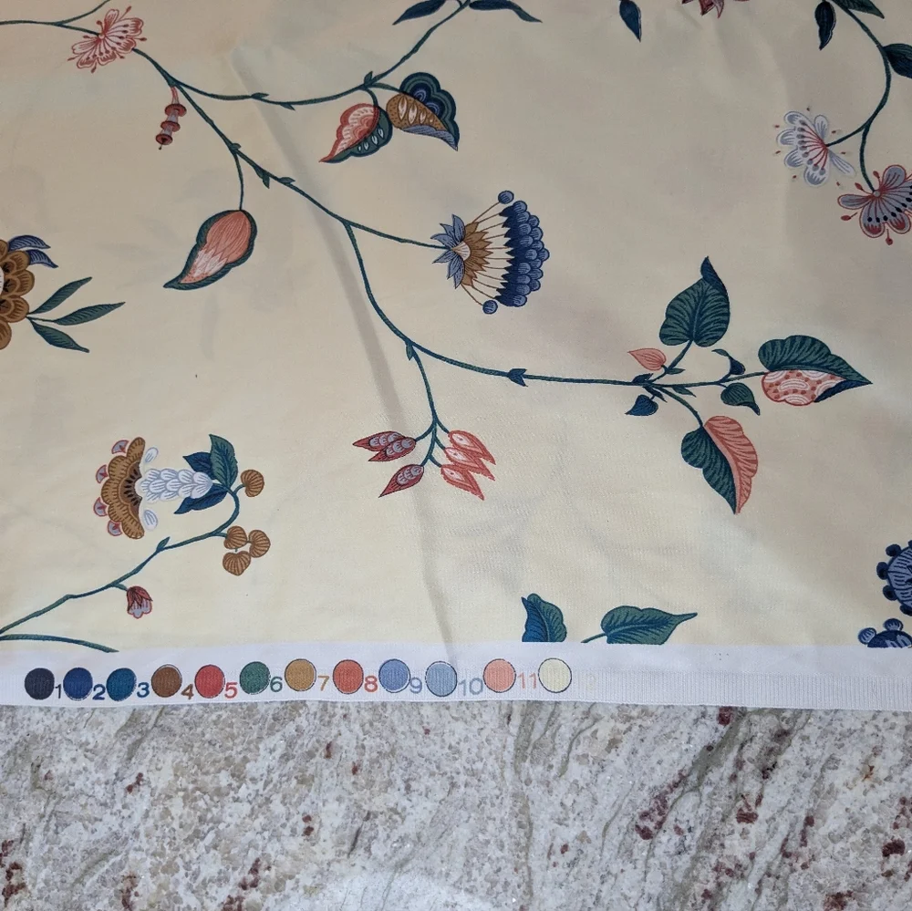 Fabric NWOT Schumacher Screen Print By The Yard Linyou Vine VTG Empress Of China
